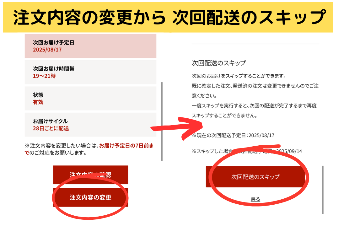 筋肉食堂DELIの解約方法