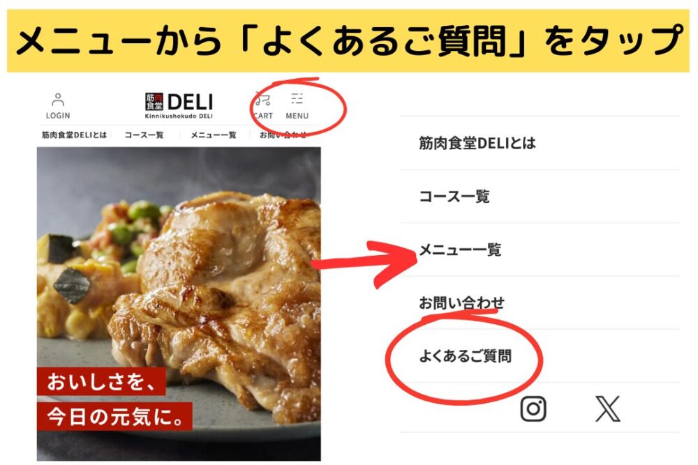 筋肉食堂DELIの解約方法