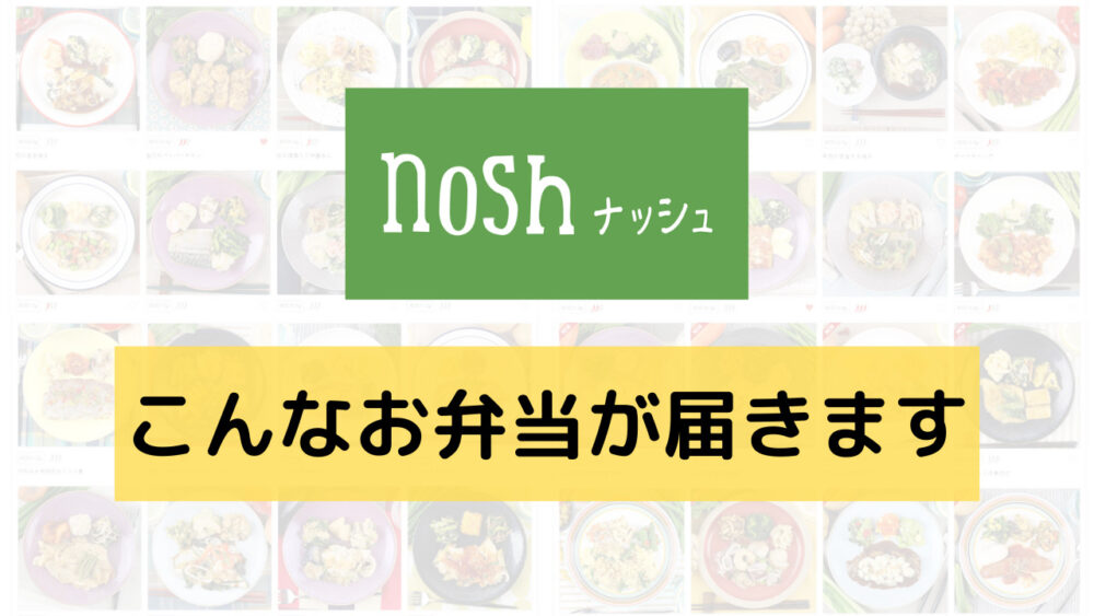 ナッシュのメニュー紹介