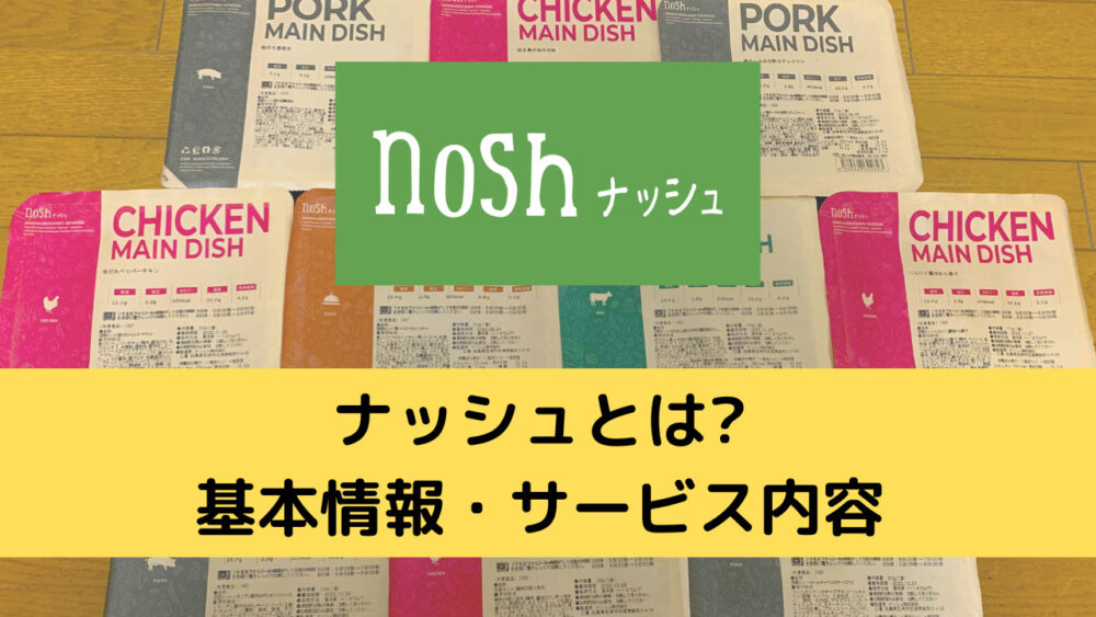 ナッシュ(nosh)の基本情報・サービス内容