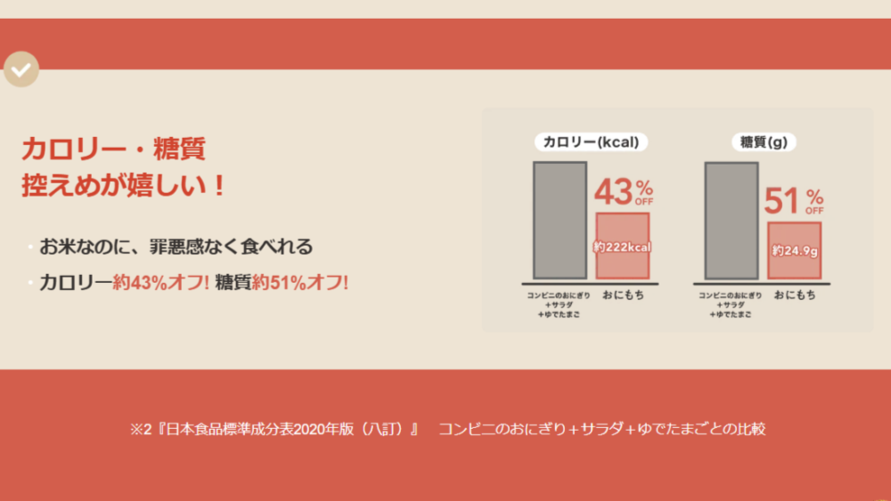 おにもちの特徴