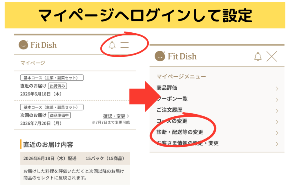 fitdishの解約(退会)方法