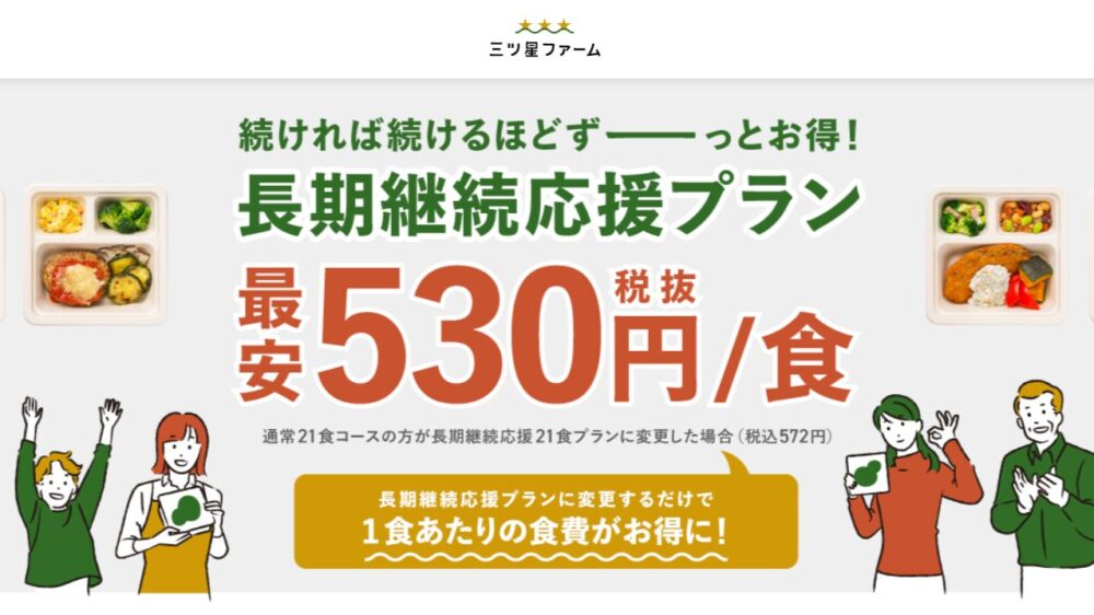 三ツ星ファームの料金システム