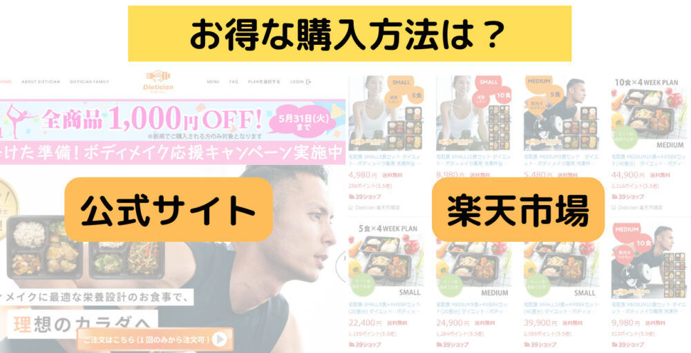 dietician,ダイエティシャン,購入方法
