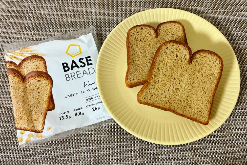 ベースブレッドのプレーン味(ミニ食パン)