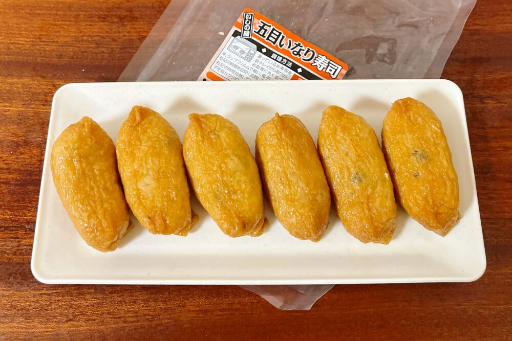 いしの屋の冷凍いなり寿司を実食レビュー