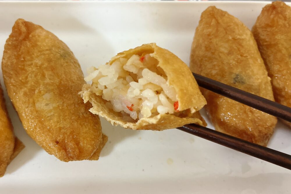 いしの屋の冷凍いなり寿司を実食レビュー