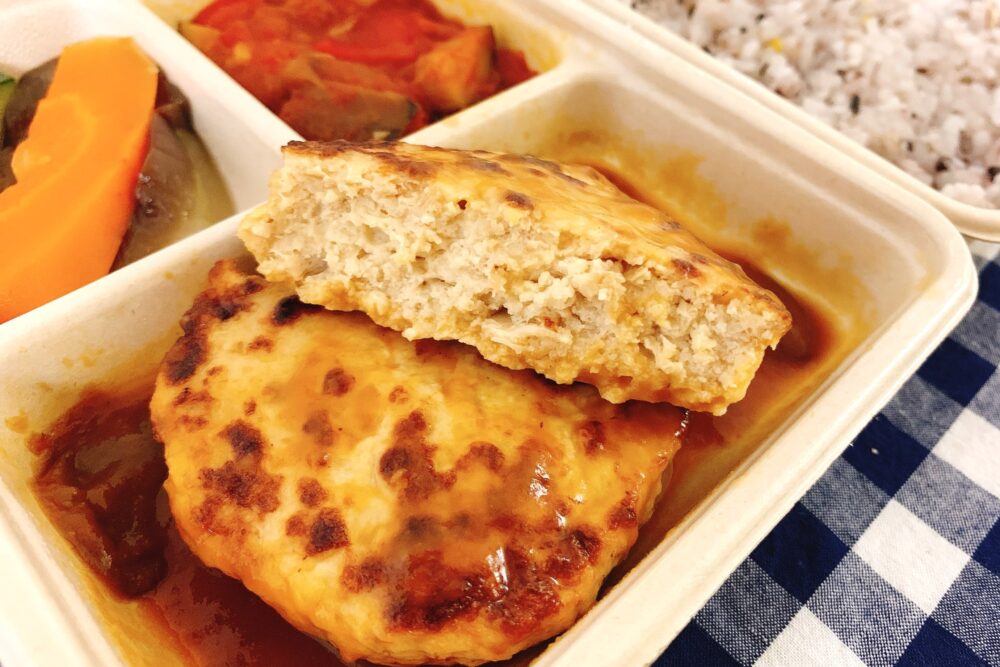 シェフボックス,鶏のハンバーグ ソースシャスール