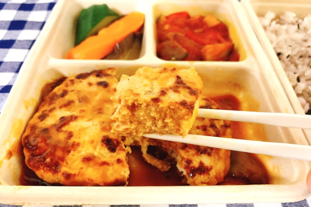 シェフボックス,鶏のハンバーグ ソースシャスール