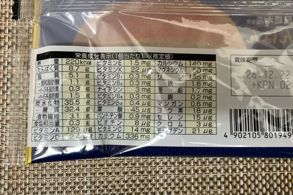完全メシパン、あんぱん味の実食レビュー