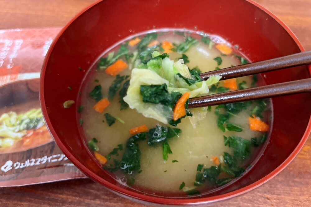 野菜を楽しむおみおつけを実食レビュー