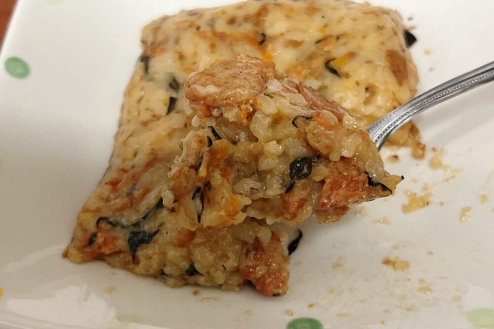 「おにもち」鶏五目味を実食レビュー