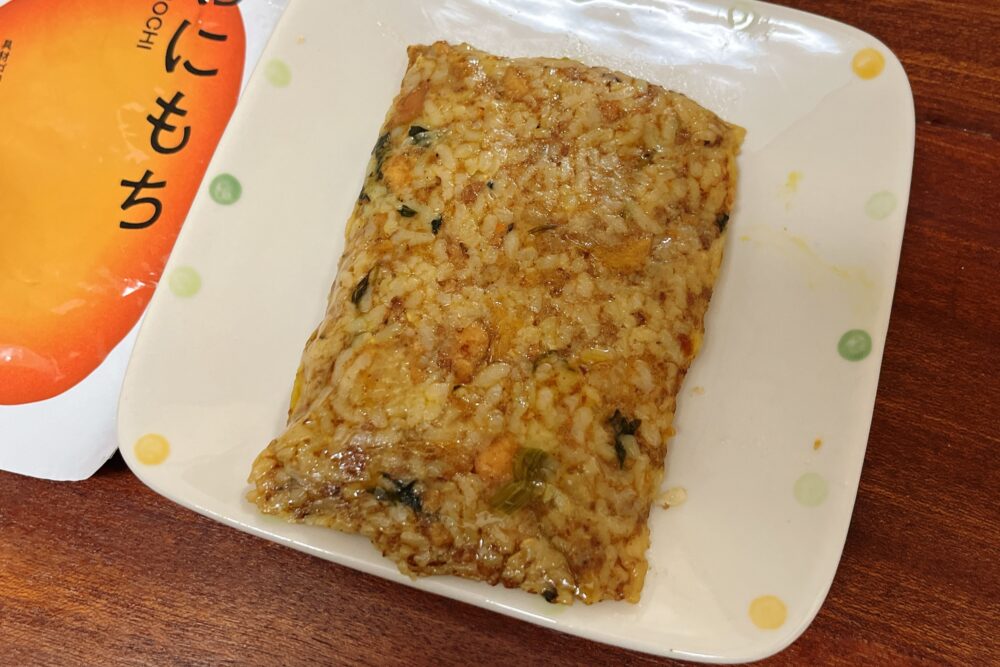 「おにもち」カレーリゾット味を実食レビュー