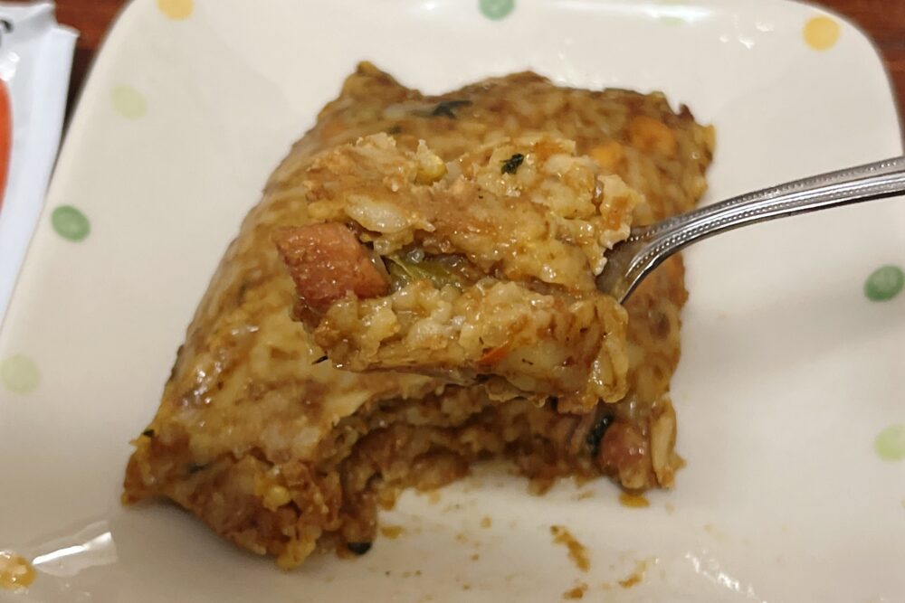 「おにもち」カレーリゾット味を実食レビュー