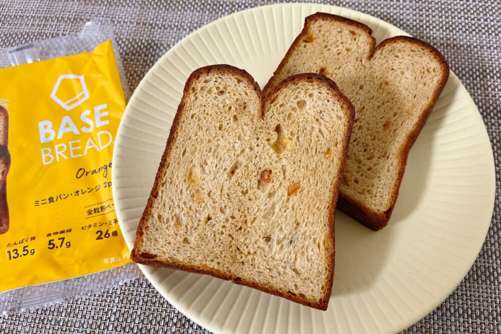 ベースブレッドのオレンジ味
