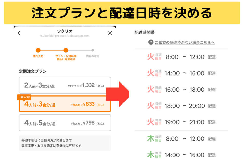ツクリオの注文方法