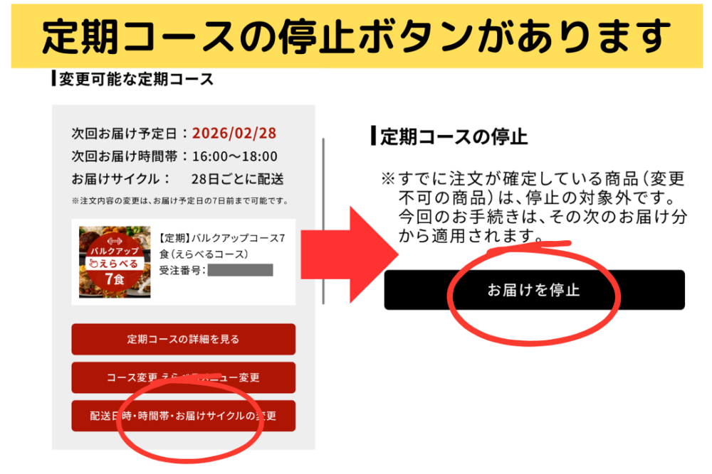 筋肉食堂DELIの解約方法